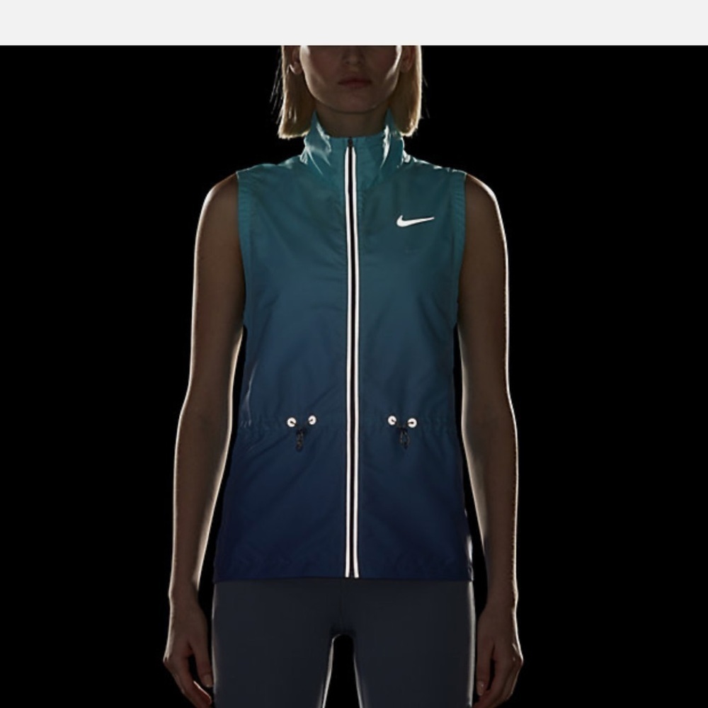 Nike Gradient Women's Running Vest -Sz XL reflective outdoor 🏃🏻‍♀️
